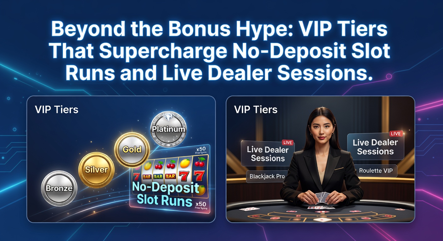 Grafik einer VIP-Stufenleiter mit Slots und Live-Tischen im Rampenlicht